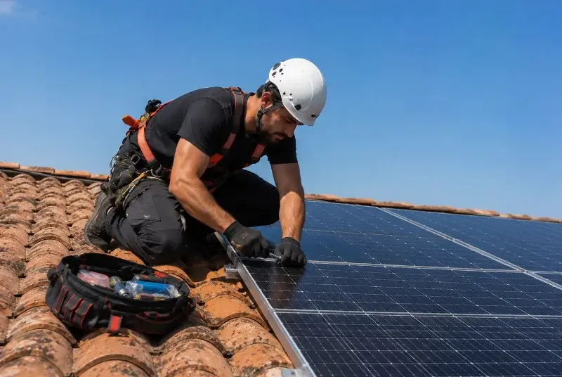 Maintenance et monitoring de panneaux solaires à Ginestet